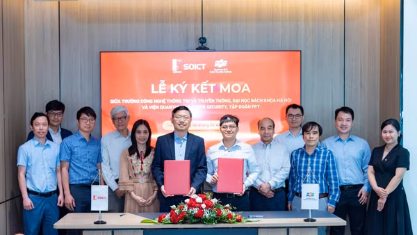 Lễ ký kết Biên bản ghi nhớ hợp tác (MOA) giữa Trường Công nghệ Thông tin và Truyền thông – Đại học Bách khoa Hà Nội và QACI.