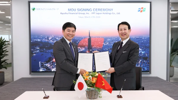 Lễ ký kết hợp tác giữa FPT và KFG diễn ra tại Nhật Bản.