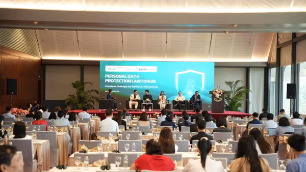 Phiên thảo luận tại Diễn đàn “Luật bảo vệ dữ liệu cá nhân: Thách thức và giải pháp tuân thủ cho doanh nghiệp FDI”.