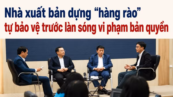 Tọa đàm "Tăng cường sức đề kháng trong cuộc chiến chống vi phạm bản quyền ở lĩnh vực xuất bản".