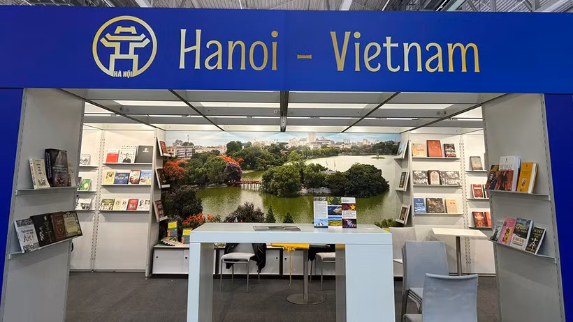 Gian hàng của ngành xuất bản Việt Nam tại Hội sách.