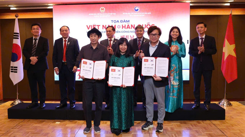Ký kết thỏa thuận hợp tác sản xuất bộ phim “Sài Gòn Oppa” của đạo diễn Park Gyu Tae (đạo diễn 