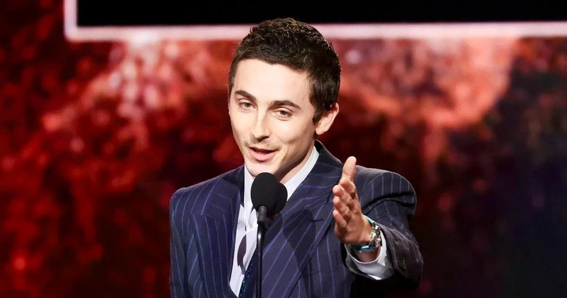 Timothée Chalamet nhận giải Nam diễn viên xuất sắc nhất cho vai diễn trong phim “Marty Supreme”. (Ảnh: Getty Images)
