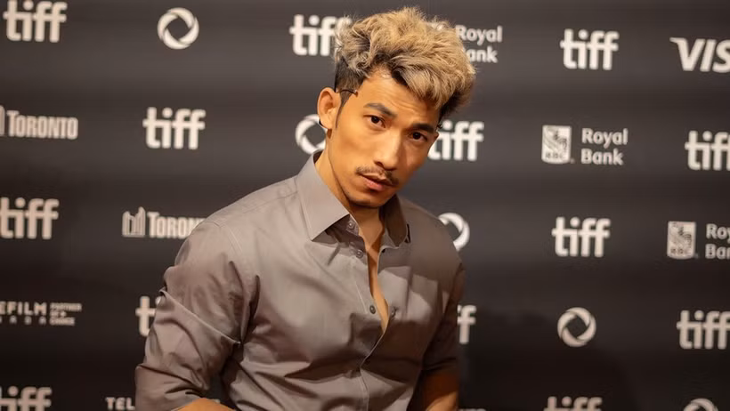 Liên Bỉnh Phát tại Liên hoan phim Toronto. (Ảnh: FB nhân vật)