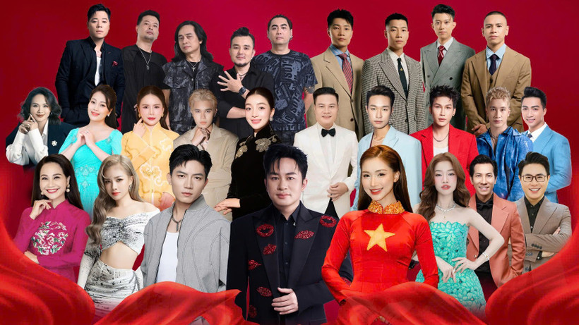 Các nghệ sĩ tham gia chương trình. (Ảnh: Ban tổ chức)