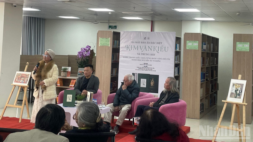 Bà Nguyễn Thu Giang, vợ của họa sĩ Nguyễn Tư Nghiêm, chia sẻ về họa sĩ và những bức tranh Kiều.