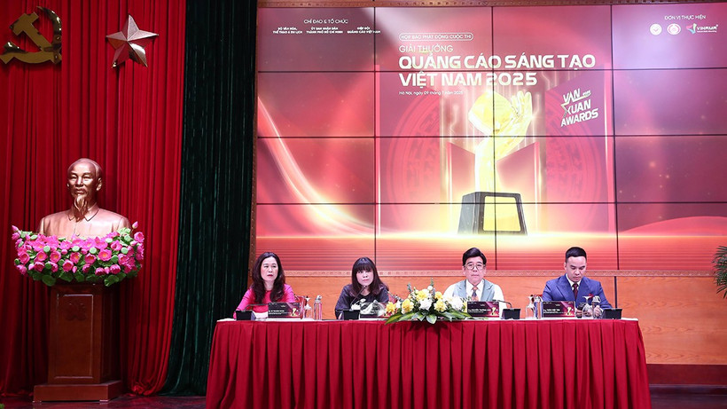 Phát động Giải thưởng Quảng cáo sáng tạo Việt Nam - Vạn Xuân Awards 2025. (Ảnh: NAM NGUYỄN)