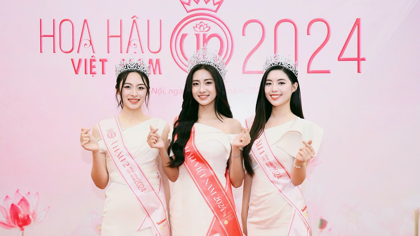 Top 3 cuộc thi Hoa hậu Việt Nam. (Ảnh: Ban tổ chức)