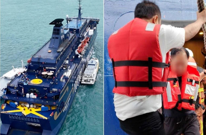 Cơ quan Hàng hải và Cảng vụ (MPA) cho biết tất cả hành khách đã được sơ tán an toàn. (Ảnh: straitstimes.com)