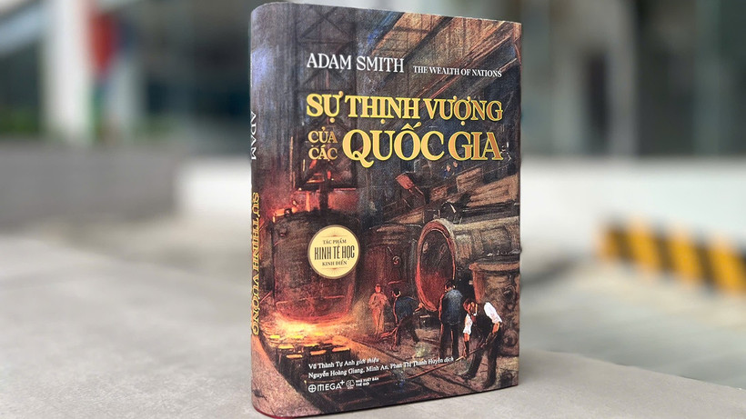 Cuốn “Sự thịnh vượng của các quốc gia” của Adam Smith. (Ảnh: Omega Plus Book)