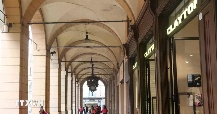 Muôn vẻ mái vòm tại Bologna. (Ảnh: TTXVN)