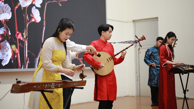 Một tiết mục văn nghệ tại chương trình.