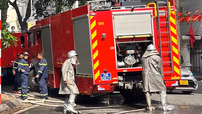  Lực lượng Phòng cháy chữa cháy, Bộ Công an triển khai diễn tập.