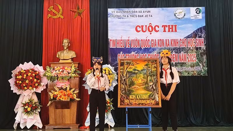 Lan tỏa ý thức bảo vệ Vườn quốc gia Kon Ka Kinh từ ghế nhà trường