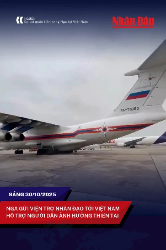 Nga gửi viện trợ nhân đạo tới Việt Nam hỗ trợ người dân ảnh hưởng thiên tai