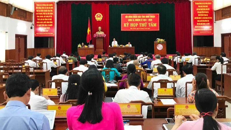 Quang cảnh kỳ họp.