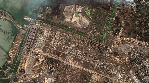 Nhà máy điện hạt nhân Zaporizhzhia ở Enerhodar, Ukraine. (Ảnh: AFP/TTXVN)