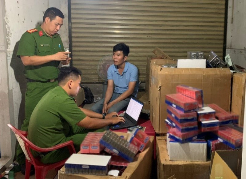 Hiện trường nơi phát hiện vụ việc.