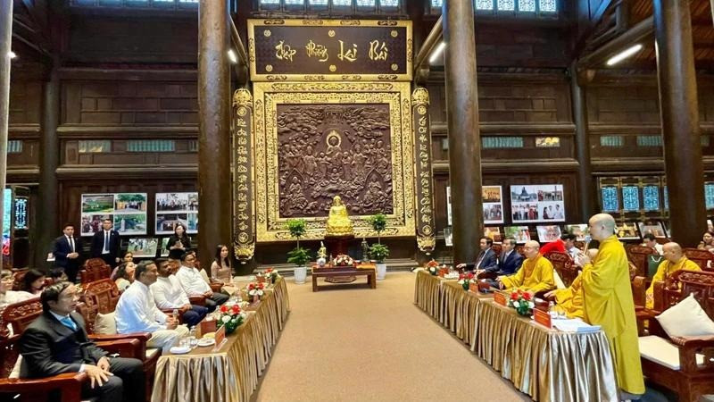 Quang cảnh buổi đón tiếp.