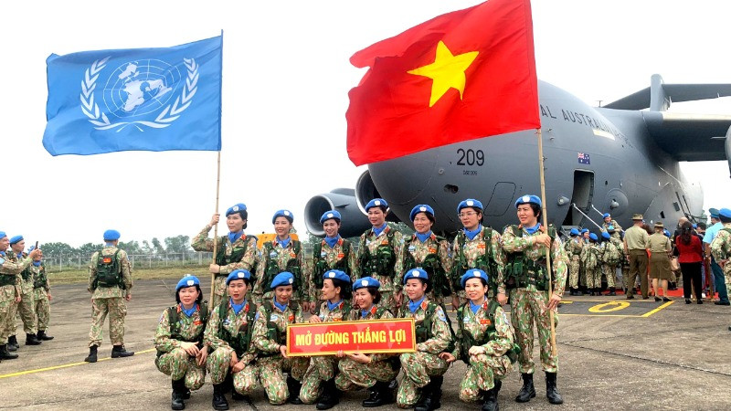 Kể từ năm 2014 đến nay, Việt Nam đã triển khai thành công 1.083 lượt sĩ quan, quân nhân Quân đội nhân dân Việt Nam và sĩ quan Công an nhân dân tham gia lực lượng gìn giữ hòa bình Liên hợp quốc. (Ảnh: KIỀU GIANG)