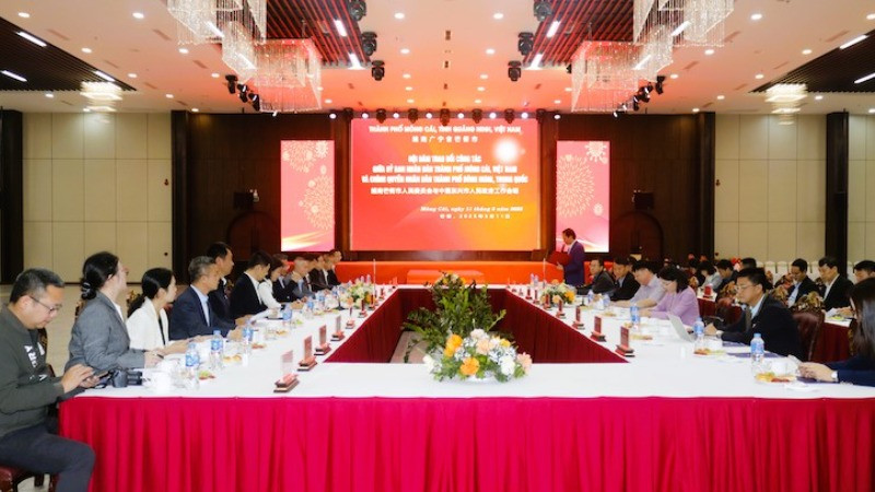 Quang cảnh cuộc Hội đàm.