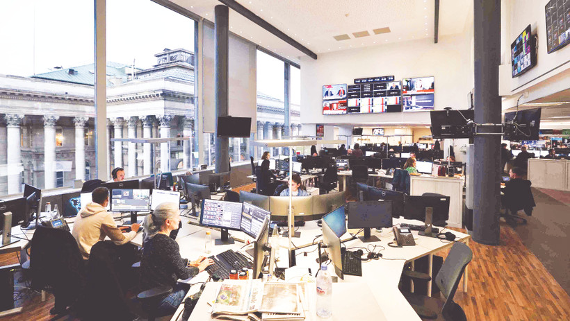 Phòng tin tức của hãng thông tấn AFP. Nguồn: Reuters