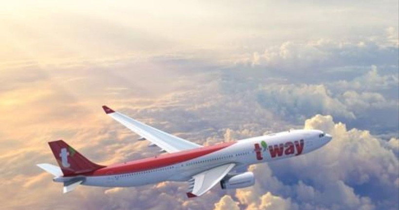 Một chiếc máy bay của T'way Air. (Nguồn: Yonhap)