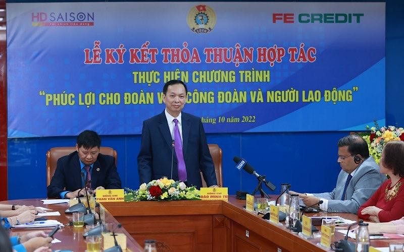 Phó Thống đốc Thường trực Ngân hàng Nhà nước Đào Minh Tú phát biểu tại buổi lễ.