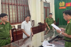 Đối tượng Huỳnh Điền Hiếu Trung bị khởi tố để điều tra hành vi lừa đảo chiếm đoạt tài sản. (Ảnh: Cổng thông tin điện tử Công an tỉnh Vĩnh Long)