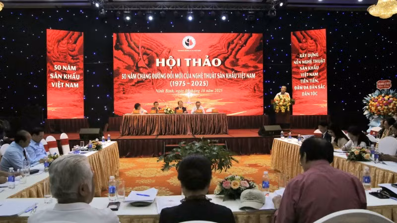 Hội Nghệ sĩ Sân khấu Việt Nam tổ chức Hội thảo “50 năm chặng đường đổi mới của nghệ thuật sân khấu Việt Nam” (1975-2025).