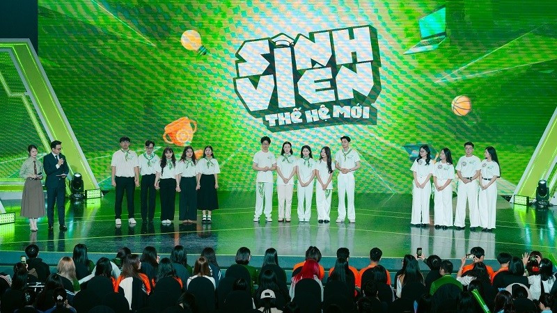 Chung kết toàn quốc “Sinh viên Thế hệ Mới 2025” là "đấu trường" đầy kịch tính. (Ảnh: VTV)