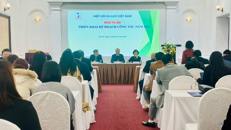 Hiệp hội Du lịch Việt Nam tổ chức Hội nghị triển khai kế hoạch công tác năm 2026. 
