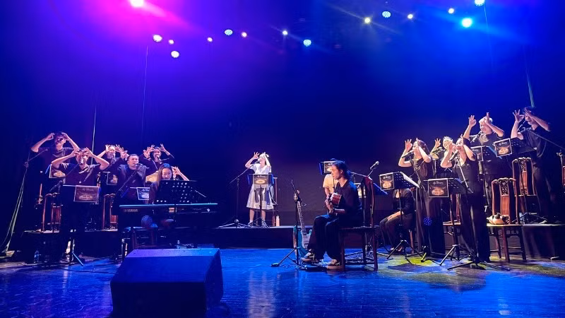 Diễn đọc vở nhạc kịch "Ước mơ của em".