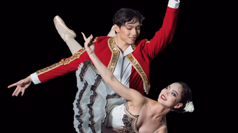 Nhà hát Nhạc Vũ kịch Việt Nam lần đầu công diễn kiệt tác ballet thế giới Don Quixote taị Việt Nam. (Ảnh: VNOB)