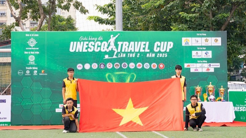 Giải Bóng đá UNESCO Travel Cup 2025 là sân chơi thể thao ý nghĩa thắt chặt tinh thần đoàn kết của những người làm du lịch. (Ảnh: BTC)