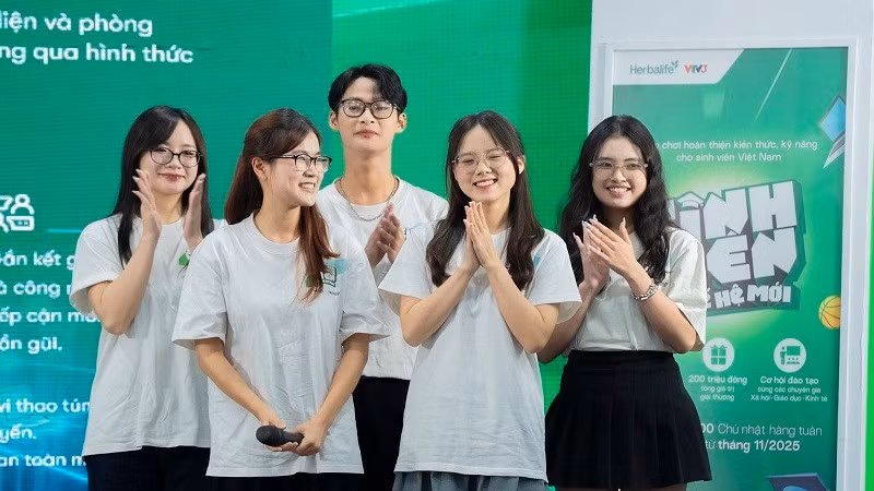 “Sinh viên thế hệ mới” 2025 trở lại với format kịch tính, hấp dẫn hơn. (Ảnh: VTV)