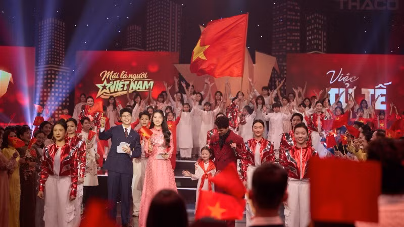 Gala "Việc tử tế" Tết Bính Ngọ 2026 có chủ đề "Mãi là người Việt Nam". (Ảnh: VTV)