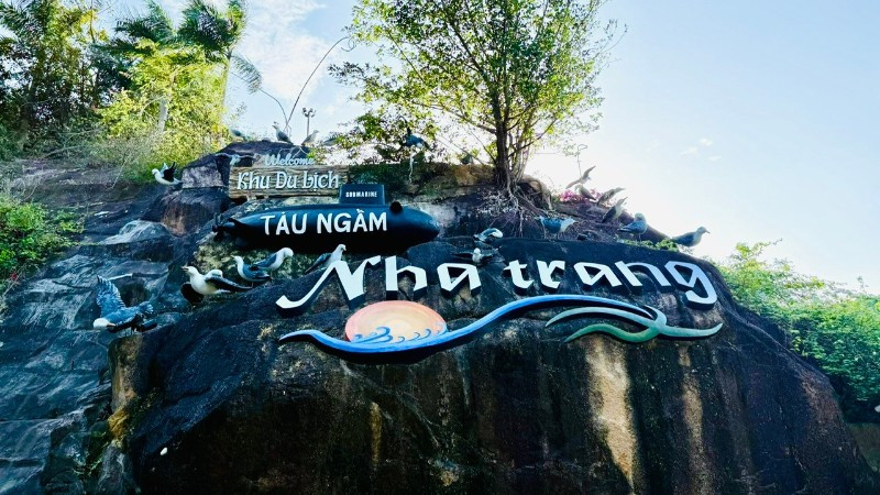 Khu du lịch Tàu ngầm Nha Trang Impression là điểm đến mới giàu dấu ấn sáng tạo. (Ảnh: HÙNG HUY)