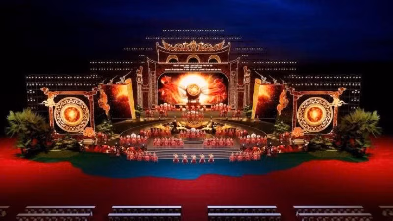 Phối cảnh sân khấu của chương trình. (Ảnh: BTC)