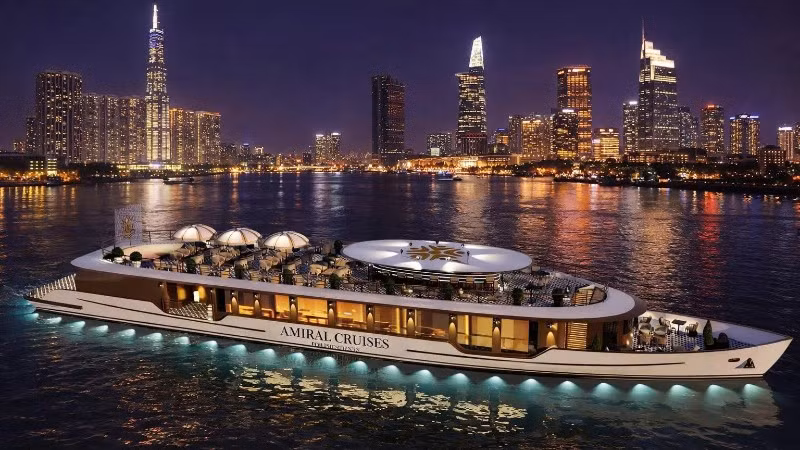 Hình ảnh 3D du thuyền Amiral Cruise.