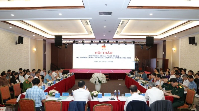 Bộ Y tế tổ chức hội thảo xây dựng hệ thống cấp cứu ngoại viện hiện đại giai đoạn 2026-2030