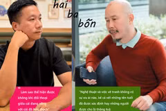 Hai nghệ sĩ Nguyễn Trương Quý và Đinh Công Đạt.