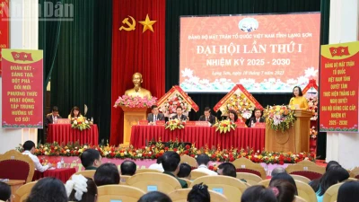 Đại hội lần thứ 1, nhiệm kỳ 2025-2030 Đảng bộ Mặt trận Tổ quốc Việt Nam tỉnh Lạng Sơn. 