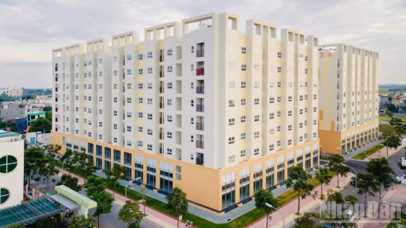 Dự án nhà ở xã hội khu C phường Vũ Phúc (tỉnh Hưng Yên) được xem là hình mẫu tiêu biểu để người có thu nhập thấp tiếp cận.