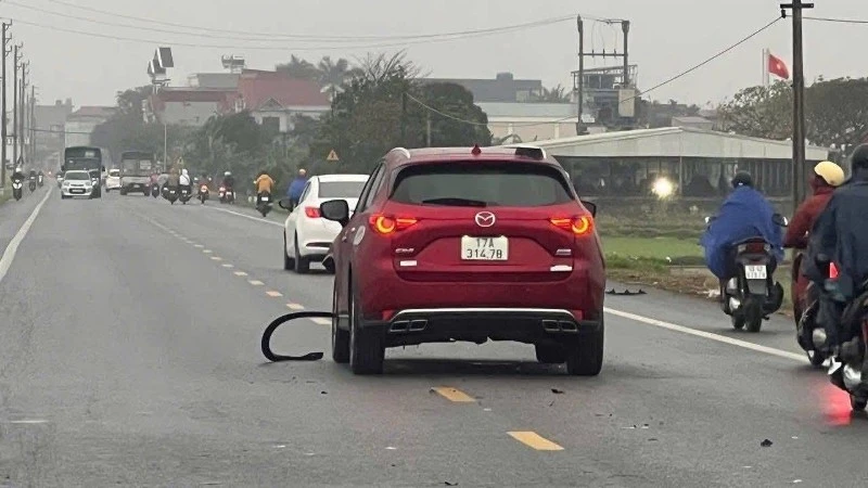 Hiện trường vụ việc. (Ảnh CTV)