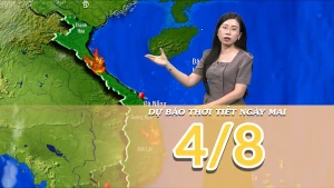 [Video] Dự báo thời tiết đêm nay và ngày mai 4/8/2025: Bắc Bộ và Trung Bộ nắng nóng đặc biệt gay gắt 
