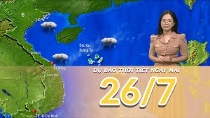 [Video] Dự báo thời tiết đêm nay và ngày mai 25/7/2025: Mưa dông trên diện rộng 