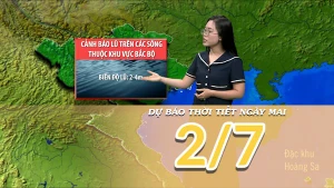 [Video] Dự báo thời tiết đêm nay và ngày mai 2/7/2025: Mưa lớn vẫn tiếp diễn 