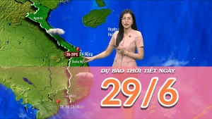 [Video] Dự báo thời tiết ngày 29/6/2025: Khu vực Bắc Bộ tiếp tục có mưa lớn trên diện rộng