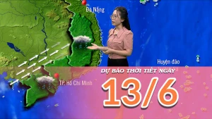 [Video] Dự báo thời tiết ngày 13/6/2025: Bão số 1 trên biển Đông chuyển hướng